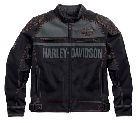 Harley-Davidson® Men's Tailgater Textile & Mesh Riding Jacket 98554 ...