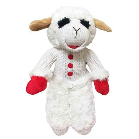 Multipet Standing Lamb Chop Plush Dog Toy, Medium - Walmart.com - Walmart.com