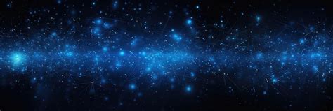 Premium AI Image | abstract blue science fiction background