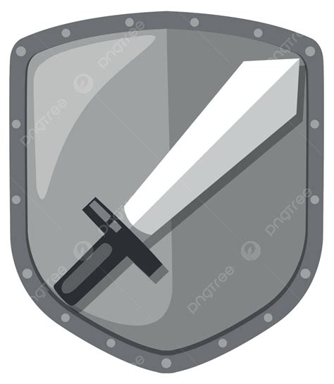 Isolated Sword Shield Logo Weapon Warrior Shield Vector, Weapon, Warrior, Shield PNG and Vector ...