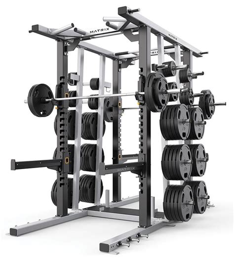 AB-MR691 Mega Double Strength Training Rack by Matrix | Home gym design ...