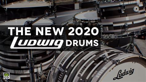 The new 2020 Ludwig drum finishes and design options - YouTube