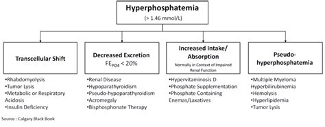 Hyperphosphatemia and Hypophosphatemia: Clinical Features and Management - Manual of Medicine