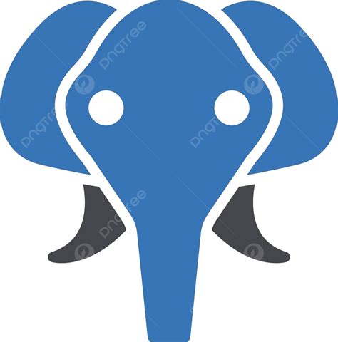 Elephant Logo White Illustration Vector, Logo, White, Illustration PNG and Vector with ...