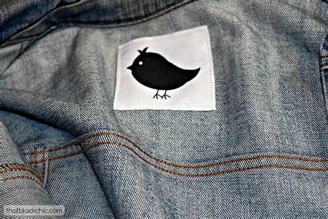 DIY patches made from clothing labels | That Black Chic