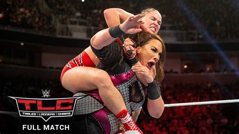 FULL MATCH - Ronda Rousey vs. Nia Jax – Raw Women’s Championship Match: WWE TLC 2018 - TH-Clip