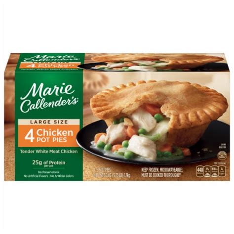 Marie Callender's 4 Chicken Pot Pies Frozen Meal, 4 ct / 15 oz - Fry’s Food Stores