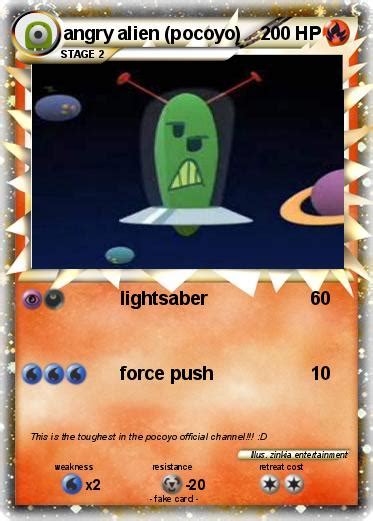 Pokémon angry alien pocoyo 1 1 - lightsaber - My Pokemon Card