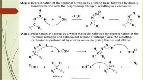 Wolff kishner reduction with mechanism