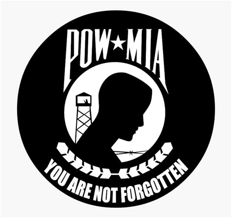 Pow Mia Logo Png - Pow Mia Flag , Free Transparent Clipart - ClipartKey