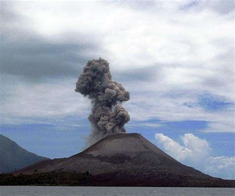 Indonesia's Anak Krakatoa volcano erupts, spews huge ash tower