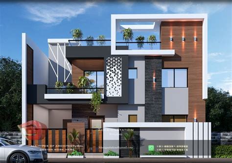 G+1 Modern Exterior Design | House balcony design, Small house elevation, Small house design plans