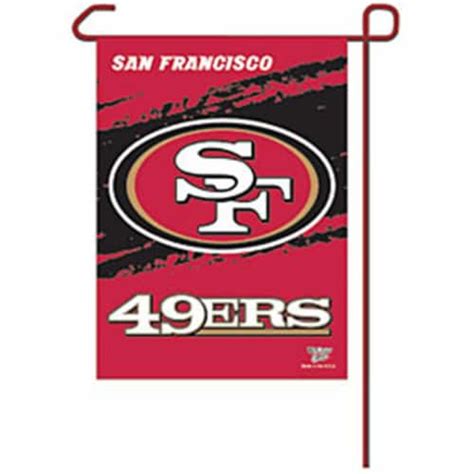 San Francisco 49ers Flag 12x18 Garden Style 2 Sided, 1 - Kroger