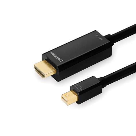 UGREEN 20848 Mini Displayport to HDMI Cable 4K Thunderbolt 2 HDMI Converter (1.5 Meter)