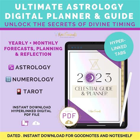 2023 DIGITAL Astrology Guide & Planner 2023 Astro Guide - Etsy