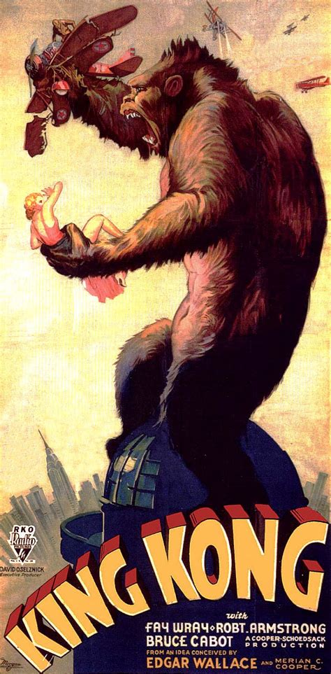 King Kong (1933 film) Original theatrical poster Public Domain Clip Art Photos and Images