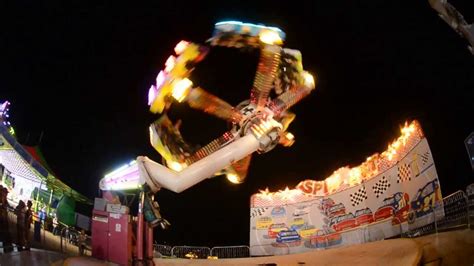 Insane Spin Out Carnival Ride Arapahoe County Fair - YouTube