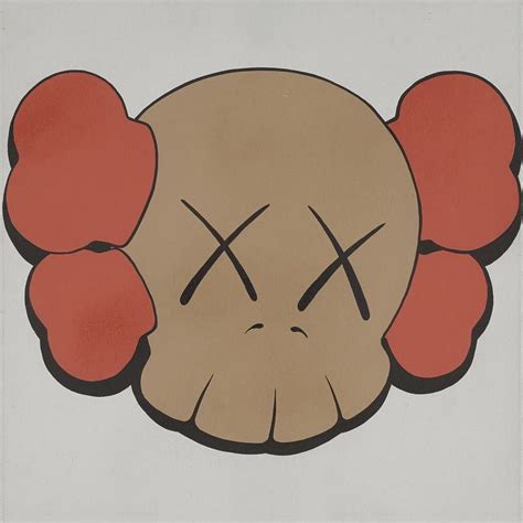 UNTITLED 1999 KAWS Acrylic on canvas 15.8x15.8" [from photo on Sotheby's Hong Kong website ...