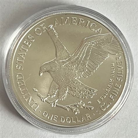 2023 American Silver Eagle 1 oz Silver Coin BU in Capsule – Goldex168