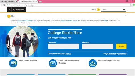 How to create a college board account/Create a college board account - YouTube