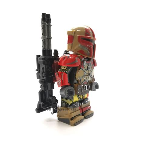 Paz Vizsla Brown Heavy Infantry Mandalorian Custom Minifigure | Etsy