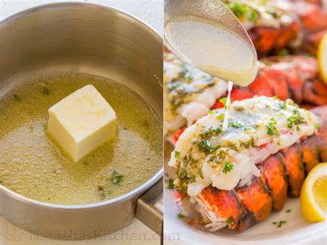 Lobster Tails Recipe with Garlic Lemon Butter - NatashasKitchen.com