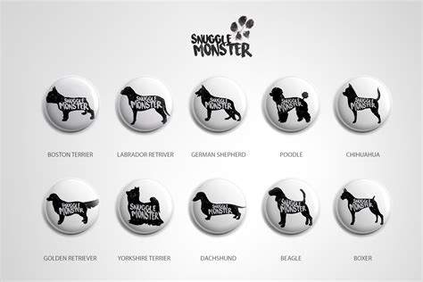 Illustrations & Logos: Dog Breeds Vol1 x10 + Bonus