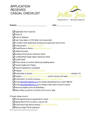 Fillable Online Document Checklist: Application for a Permanent Resident ... Fax Email Print ...