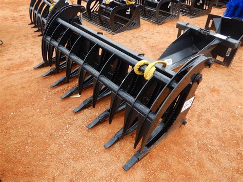 84" GRAPPLE RAKE Skid Steer Attachment