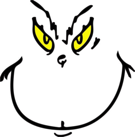 Grinch Face Transparent Clipart - Full Size Clipart (#5387024) - PinClipart