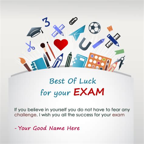 Good Luck For Exams Cards