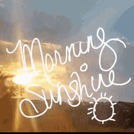 Morning Sunshine GIF - Morning Sunshine Greetings - Discover & Share GIFs