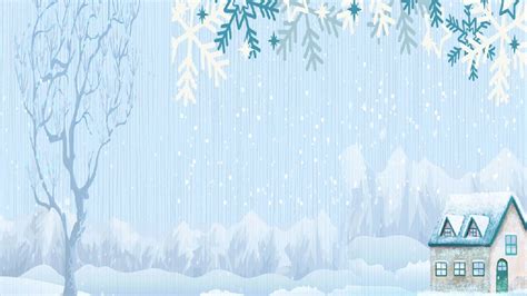 Forest snow powerpoint background images & Google Slides