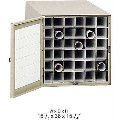 File Cabinets | Blue Print | Safco® Stackable Steel Blueprint Storage Roll File - 36 Roll Model ...