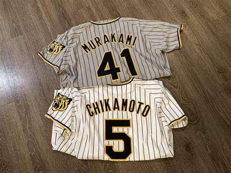 Received Tigers jerseys today : r/NPB