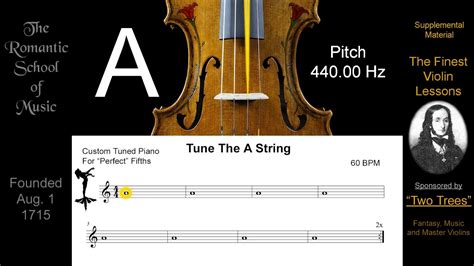 Violin A 440 / Tuning Note Sound For a Violin / Pitch 440.00 Hertz / NO ADS TO SLOW YOU DOWN ...