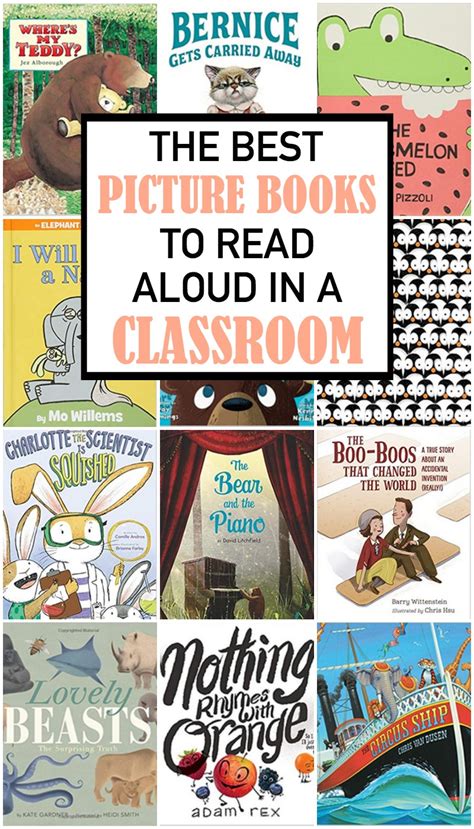 The Best Picture Books to Read Aloud in a Classroom | Kindergarten books, Preschool books ...