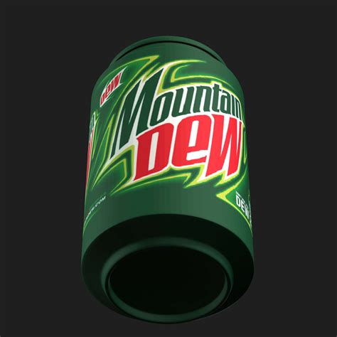 Mountain Dew Can - 3D Model by HITECH2000BC