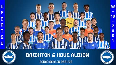 BRIGHTON & HOVE ALBION - SQUAD 2021/22 - UPDATED || Premier League || Confirmed| Lewis Dunk ...