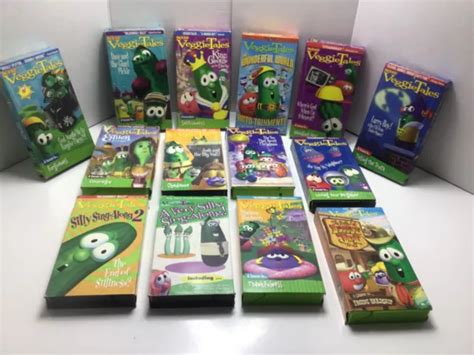 14 VEGGIETALES VHS Tapes Larry Boy & Fib From Outer Space, Esther Where is God £15.86 - PicClick UK