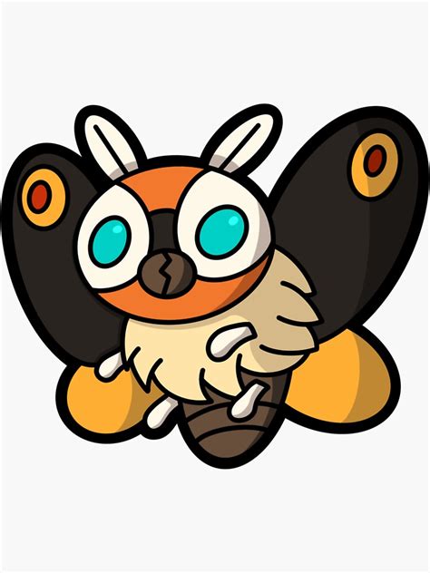 "Cute little baby Mothra " Sticker for Sale by SketchyMallrat | Redbubble