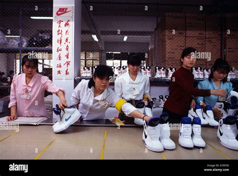 Sport Shoes Factory in China Stock Photo - Alamy