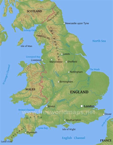 Geographical Map Of Britain ~ CHOCAKEKIDS