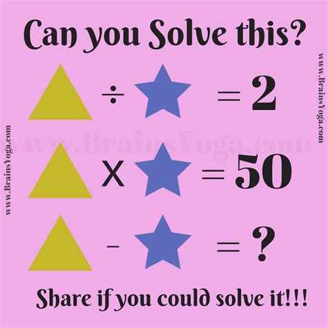 Can you solve this Maths Equation?