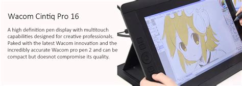 Wacom Cintiq Pro16 Creative Pen Display In Dubai UAE | Wacom Middle East