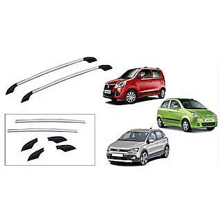 Buy Car Stylish Drill Free Roof Rails Silver- Tata Tigor Online @ ₹1390 from ShopClues