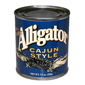 Amazon.com : CAJUN ALLIGATOR- Exotic Gourmet Canned Wild Game Meat ...