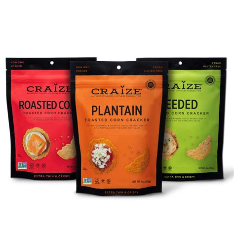 Buy Craize Extra Thin & Crunchy Toasted Corn Crisps Savory Variety Pack ...