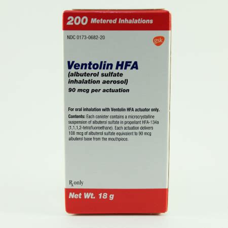 Ventolin HFA 90mcg Inhaler | Pet Mart Pharmacy 877-220-6337