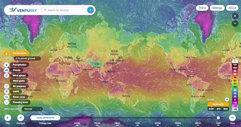 InMeteo's Ventusky map beautiful visualization of real-time global weather — Quartz